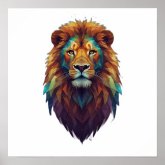 Affiche L'art du lion