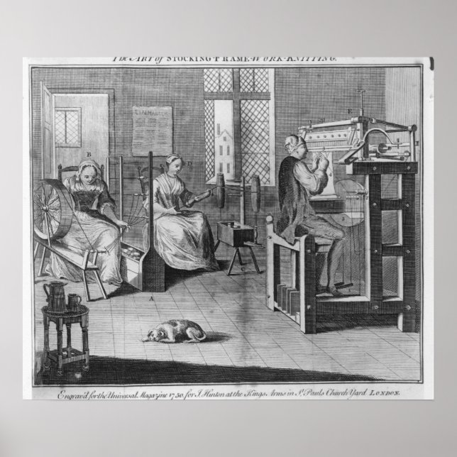 Affiche L'art du stockage-cadre-travail-Tricot (Devant)