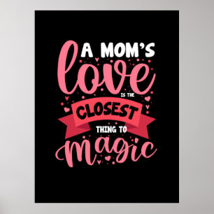 Affiche L'art d'une mère l'amour d'une maman