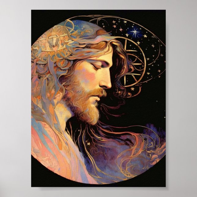 Affiche L'art généré par Jésus AI (Devant)