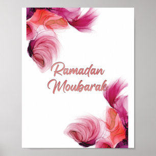 Affiche L'art islamique du Ramadan Moubarak