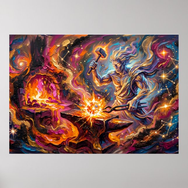 Affiche L'Art mural spirituel du Fourneau de l'Âme (Devant)