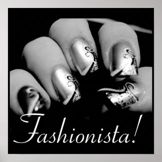 Affiche L'Art Nail Fashionista
