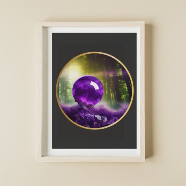 Affiche L'Art numérique de l'Imaginaire d'Amethyst Orb (Créateur téléchargé)