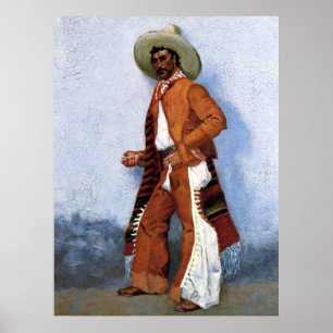 Affiche L'art occidental de Frederic Remington « Un Vaquer