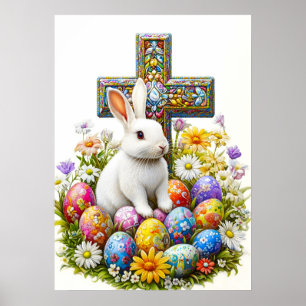 Affiche L'Art religieux de la Croix du Bunny de Pâques