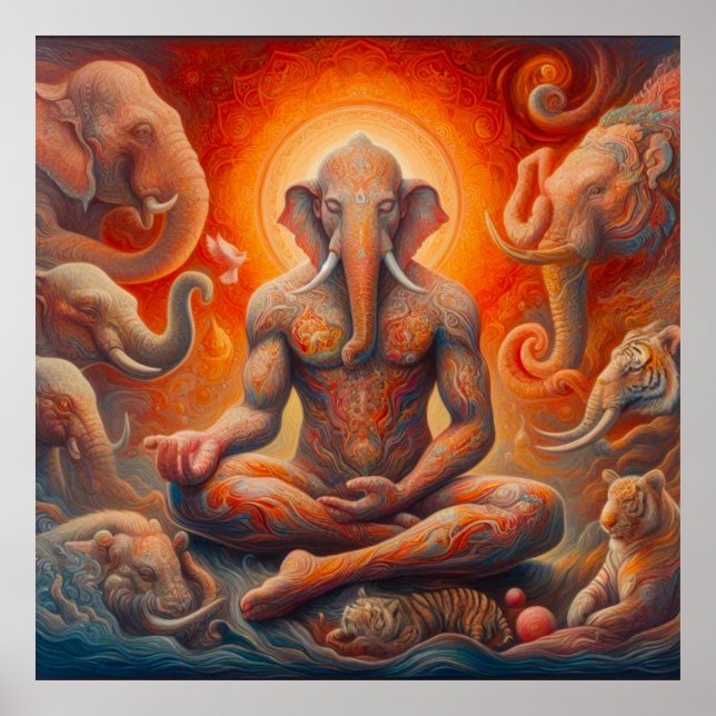 Affiche L'art spirituel (Devant)