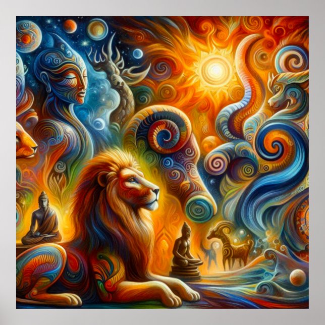 Affiche L'art spirituel (Devant)