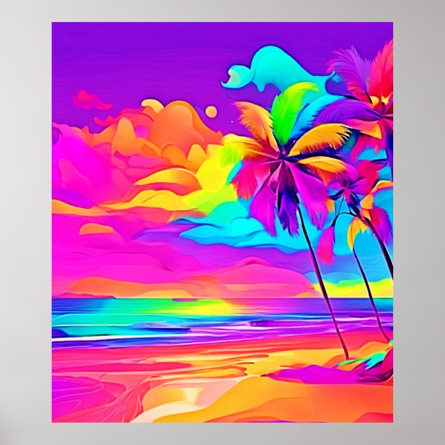 Affiche L'art tropical vibrant (Devant)