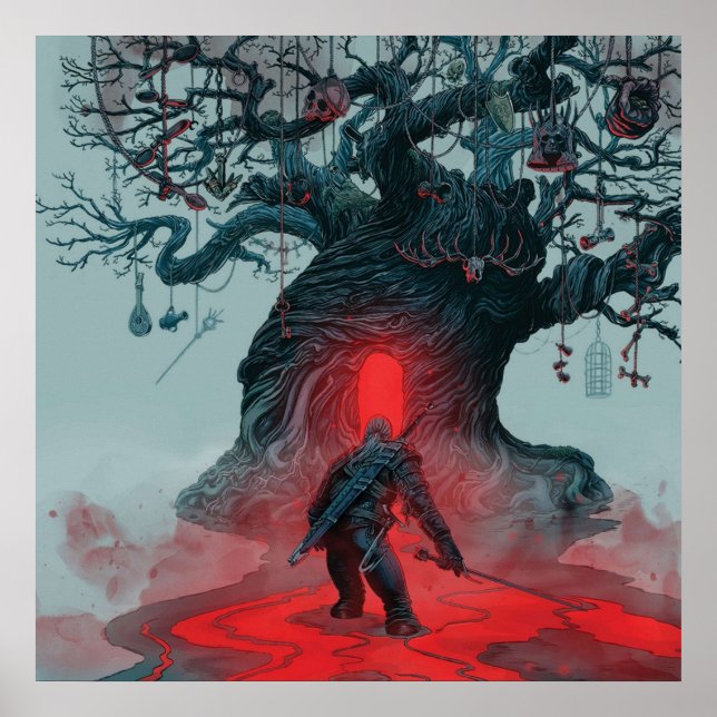 Affiche L'artisanat du jeu de Witcher (Devant)