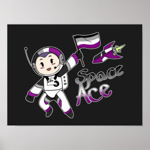 Affiche L'as dans l'espace (Fierté sexuelle)