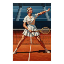 L'AS DU TENNIS - Art Original Dec