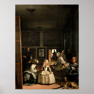 Affiche Las Meninas, 1656 par Diego Velazquez