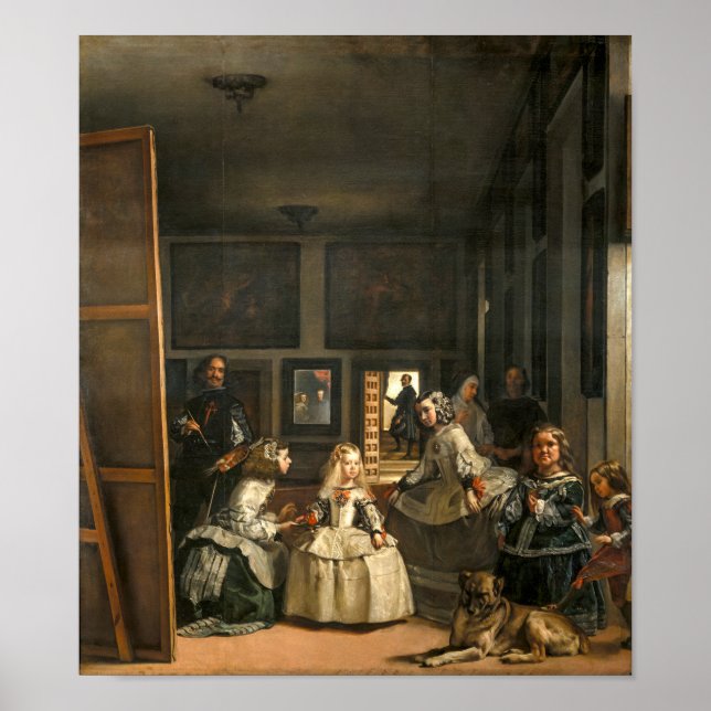 Affiche Las Meninas | Diego Velá zquez | (Devant)