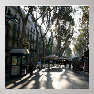 Affiche Las Ramblas, Barcelone