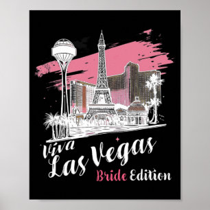 Affiche Las Vegas Bride Edition Las Vegas Fête
