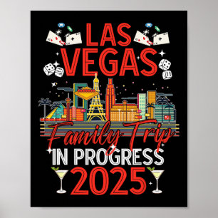 Affiche Las Vegas Famille Voyage En Cours 2025 Las Vegas V