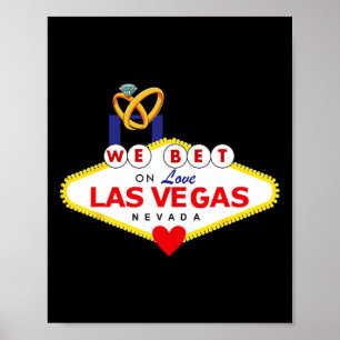 Affiche Las Vegas Mariage marié Salle de mariage jumelé Do
