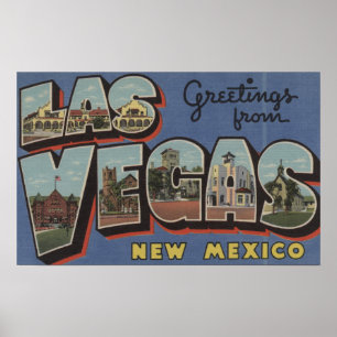 Affiche Las Vegas, Nouveau Mexique - grandes scènes 2 de