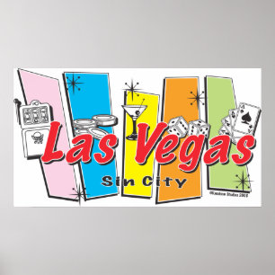 Affiche Las Vegas Sin City