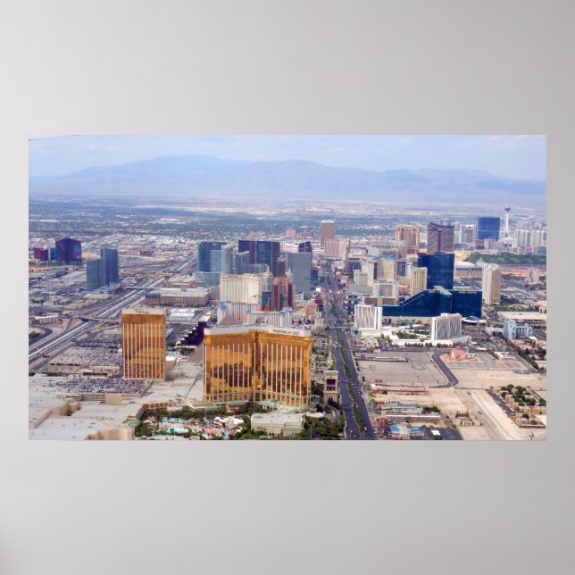 Affiche Las Vegas Strip 2009 (découpé) (Devant)