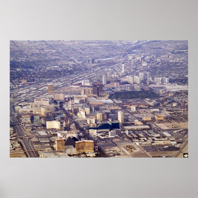 Affiche Las Vegas Strip Aerial 2007 Photo (Devant)