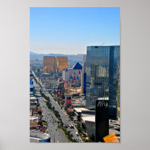 Affiche Las Vegas Strip Skyline Cityscape America USA