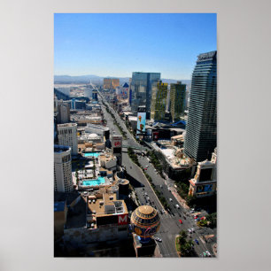 Affiche Las Vegas Strip Skyline Cityscape America USA