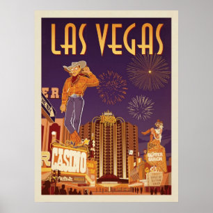 Affiche Las Vegas vintage