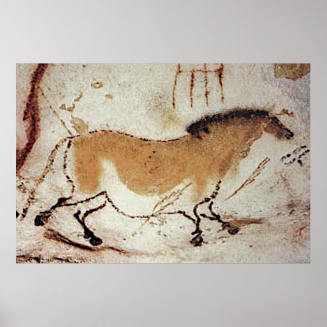 Affiche Lascaux Caves Peinture / (Devant)