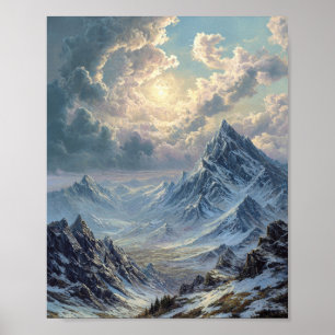 Affiche L'Ascension Éternelle : Radiance Divine sur l'Into
