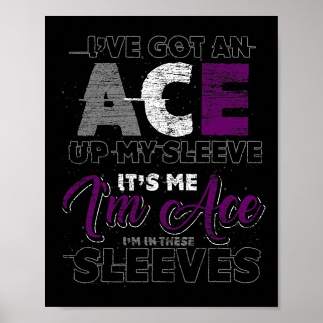 Affiche L'Asexualité C'Est Moi Im Ace Et Moi Dans Ces Manc (Devant)
