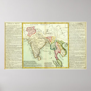 Affiche L'Asie, Thaïlande