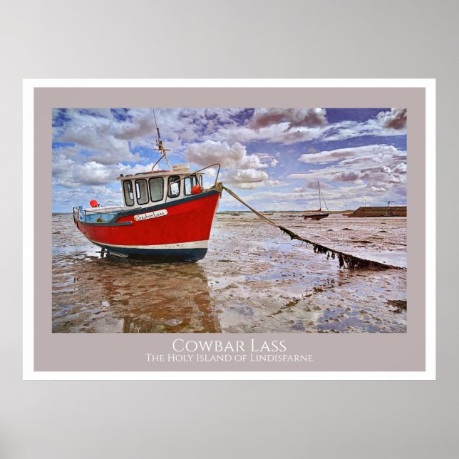Affiche Lasse Cowbar, Lindisfarne (Devant)