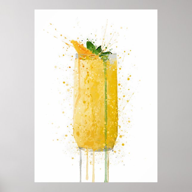 Affiche Lassi de mangue (Devant)