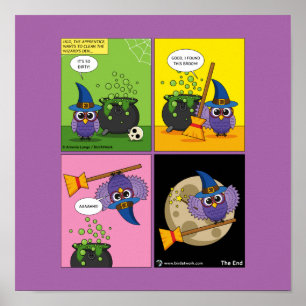 Affiche L'Assistant Apprentice - Cleaning Comic