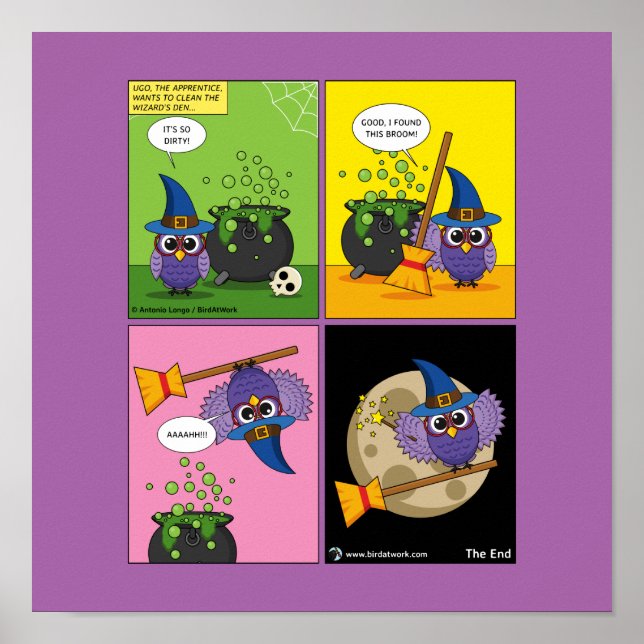 Affiche L'Assistant Apprentice - Cleaning Comic (Devant)