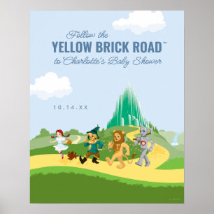 Affiche L'Assistant D'Oz™ Baby shower de bienvenue
