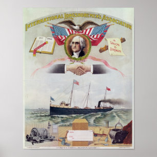 Affiche L'association des travailleurs portuaires