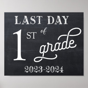 Affiche Last Day of School Sign