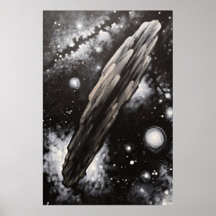 Affiche L'astéroïde Oumuamua