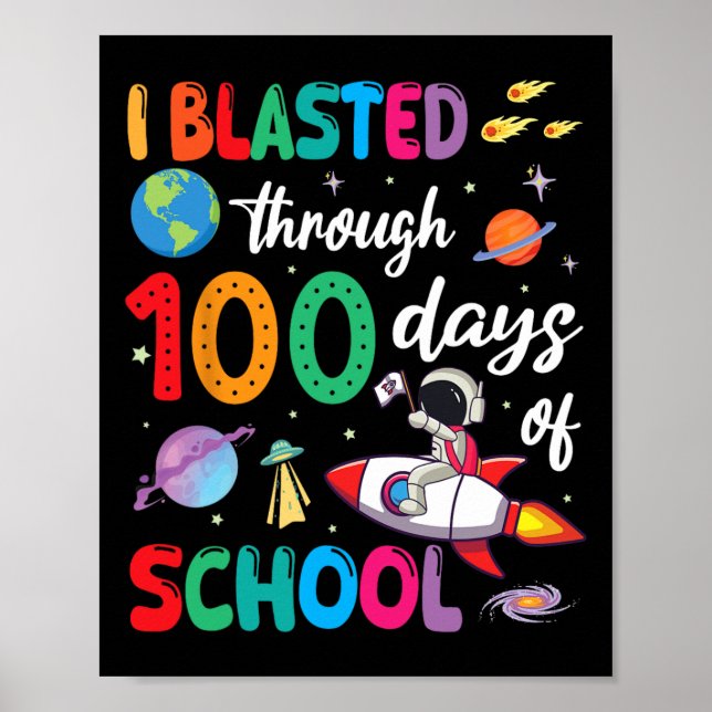 Affiche L'Astronaute À L'Épreuve Rocket I A Explosé Pendan (Devant)