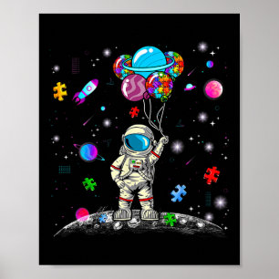 Affiche L'astronaute Bylloon Puzzle Sensibilisation sur l'