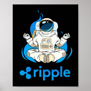 Affiche L'astronaute de chiffrement XRP à chiffrement de c