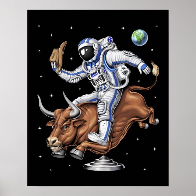 Affiche L'astronaute Rodeo Cowboy (Devant)