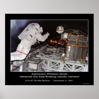 Affiche L'astronaute Winston Scott est venu en liberté en