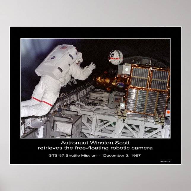 Affiche L'astronaute Winston Scott est venu en liberté en  (Devant)