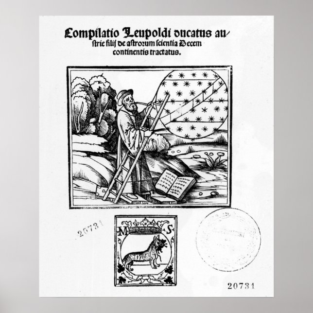 Affiche L'astronome (Devant)