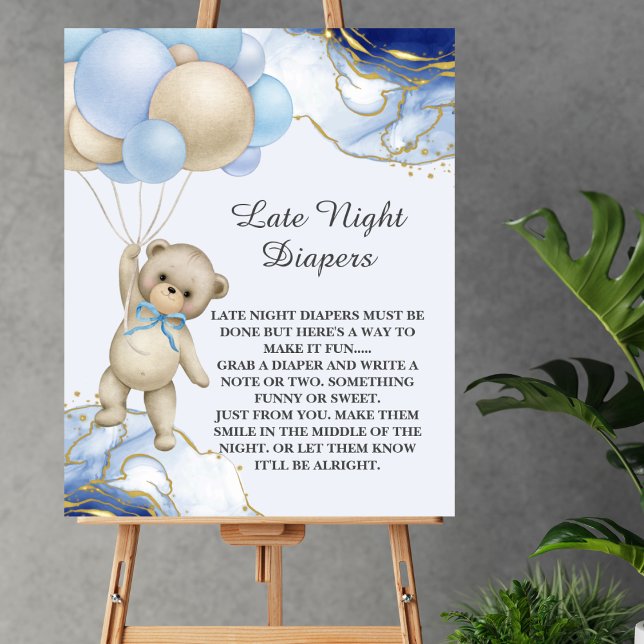 Affiche Late Night Diaper Jeu Nous pouvons attendre (Créateur téléchargé)