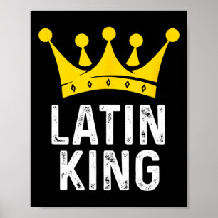 Affiche Latin King - Danser Latin Cadeau De Danse Pour Sal